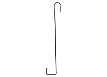 HANGING BASKET J HOOK 45CM BLACK