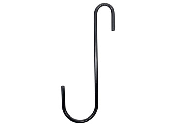 HANGING BASKET S HOOK 23CM BLACK