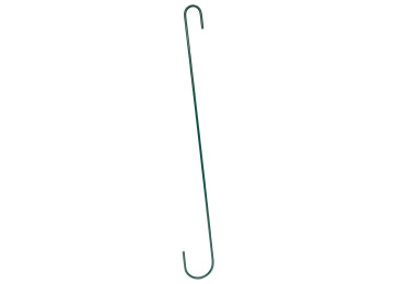 HANGING BASKET S HOOK 60CM GREEN
