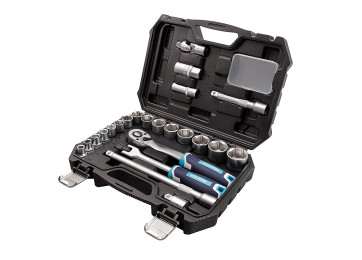 1/2" DRIVE IMPERIAL SAE SOCKET SET 24PC