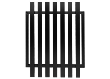 9 x 1.2M GATE PICKET FENCE PANEL BLACK