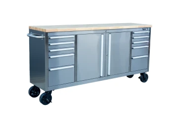 INOX 10 STAINLESS STEEL MOBILE WORKSTATION 
