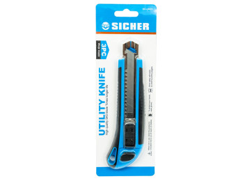 UTILITY KNIFE - 18MM SNAP OFF - SICHER