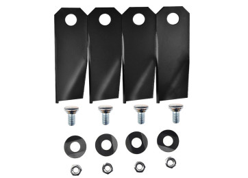 4PC LAWNMOWER BLADES AND BOLT SET PN19673