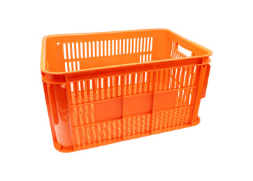 70L VENTED CRATE ORANGE