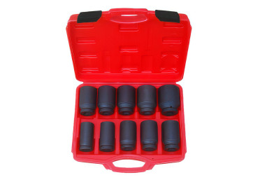 MILLERS FALLS 10PC 3/4" DRIVE METRIC DEEP IMPACT SOCKET SET