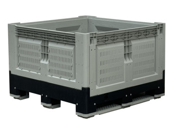FOLDABLE PLASTIC STILLAGE - VENTED - 780L