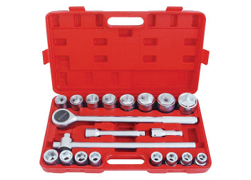 MILLERS FALLS 20PC  3/4" DRIVE METRIC SOCKET SET