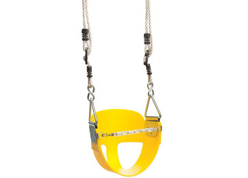 KIDS PLAY TODDLER SWING YELLOW