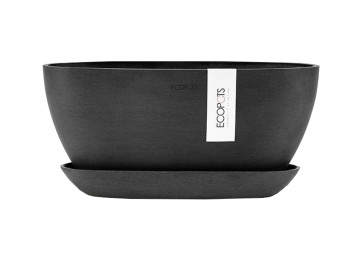 SOFIA SELF WATERING POT PLANT -  DARK GREY